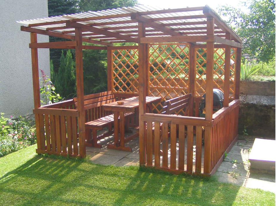 pergola zahradní dřěvěná