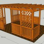 DŘEVĚNÉ PERGOLY - levně