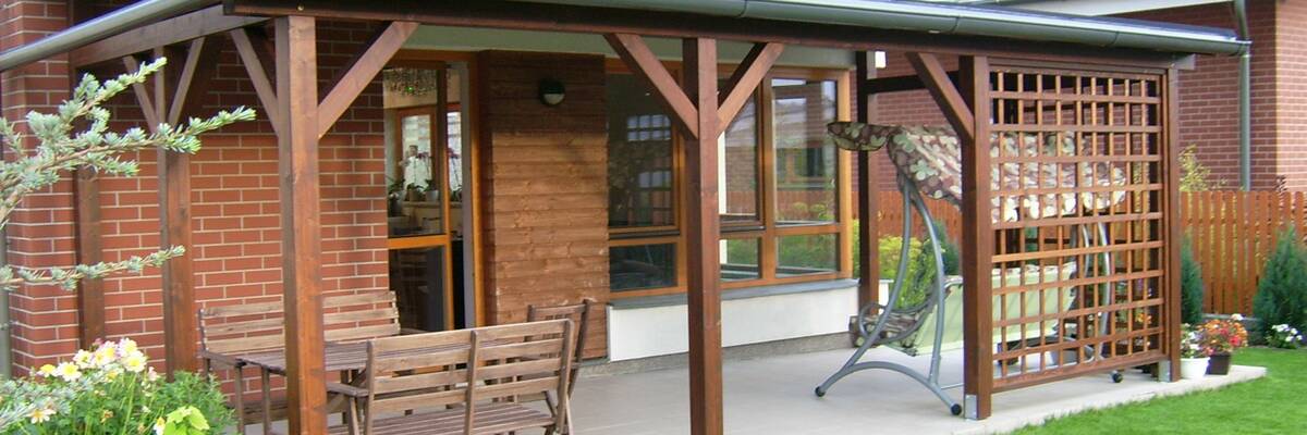 Pergola na terasu pro pohodové léto