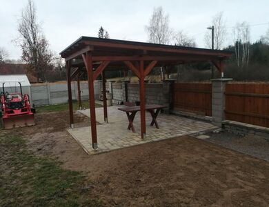 Zahradní pergola po realizaci | Zahradní pergoly