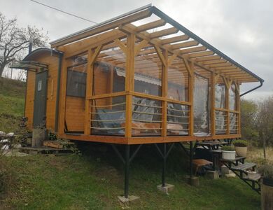 Přebarvení pergoly na přání zákazníka | Zahradní pergoly
