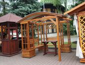 dřevěná pergola - stavebnice - levné jednoduché pergoly