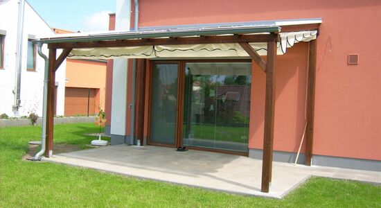 Zastínění - terasa