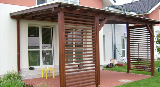 Zastínění na terasy