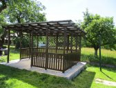 obr. 6 - pergola Hobby větší velikost | Pergola Hobby zastřešená 3x3 m