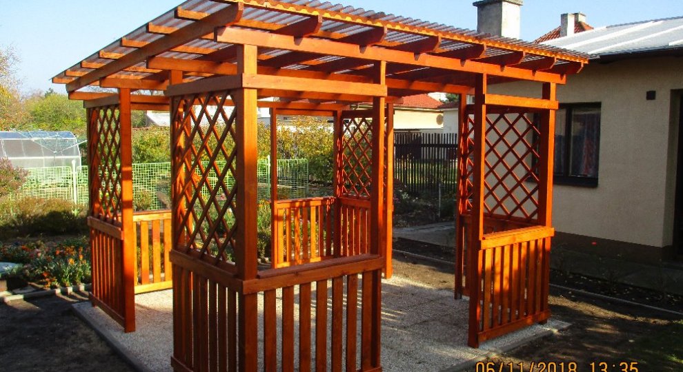  | Pergola Hobby zastřešená 3x3 m