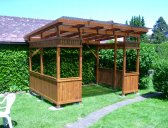 obr. 6 - možnosti provedení 2 | Zastřešená pergola 3x2,5m