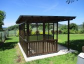 Zastřešená pergola větší velikost | Zastřešená pergola 4x2,5m