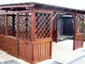 pergola Hobby zastřešená - možnost provedení 3 | Pergola Hobby zastřešená 4x3m