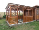 pergola Hobby zastřešená - možnost provedení 6 | Pergola Hobby zastřešená 4x3m