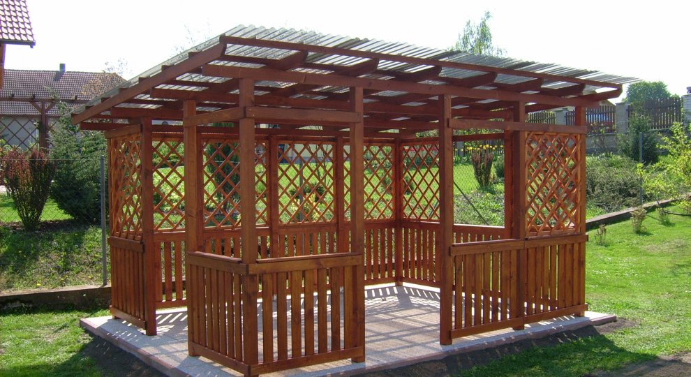  | Pergola Hobby zastřešená 4x3m