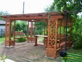  | Pergola Pohoda s houpačkou a krytinou