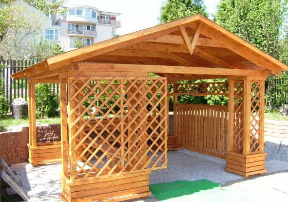 Pergola 3 - pergoly, zahradní pergoly, zahradní přístřešky, výroba pergol, pergoly na zakázku