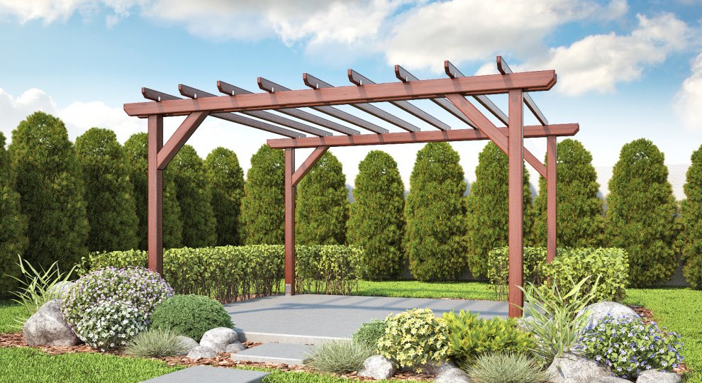 Pergola Garden varianta 1 Hradec Králové