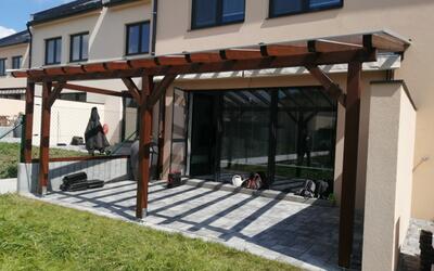 Zastřešení terasy ve Starém Pelhřimově